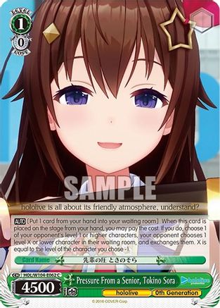 Pressure From a Senior, Tokino Sora - HOL/W104-E062C - Common available at 401 Games Canada