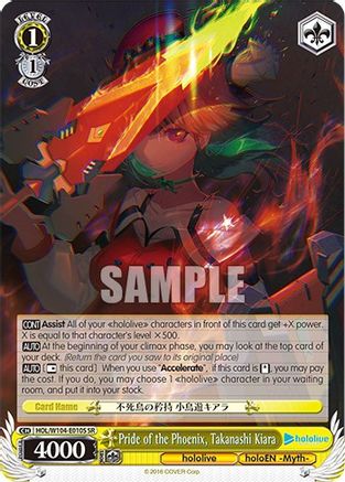 Pride of the Phoenix, Takanashi Kiara (SR) - HOL/W104-E010SR - Super Rare available at 401 Games Canada