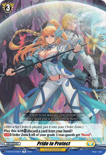 Pride to Protect - D-BT03/049 - Rare available at 401 Games Canada