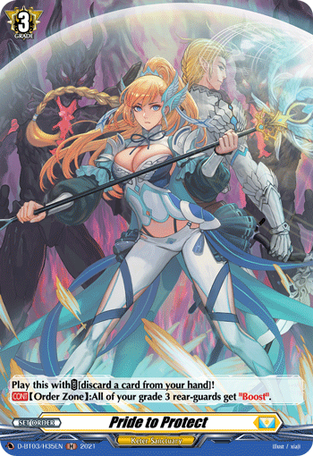 Pride to Protect - D-BT03/H35 - Holo Rare available at 401 Games Canada