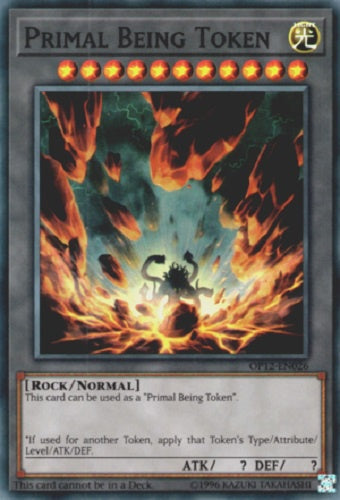 Primal Being Token - OP12-EN026 - Super Rare available at 401 Games Canada