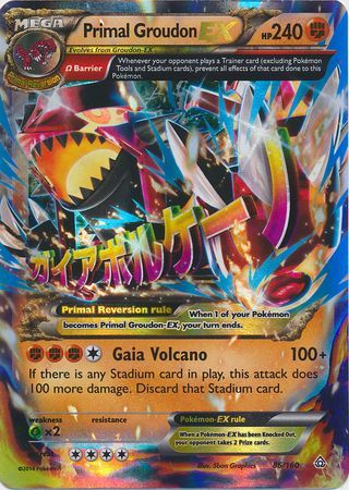 Primal Groudon EX - 86/160 - Ultra Rare available at 401 Games Canada