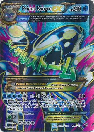 Primal Kyogre EX - 149/160 - Full Art Ultra Rare available at 401 Games Canada