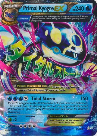 Primal Kyogre EX - 55/160 - Ultra Rare available at 401 Games Canada