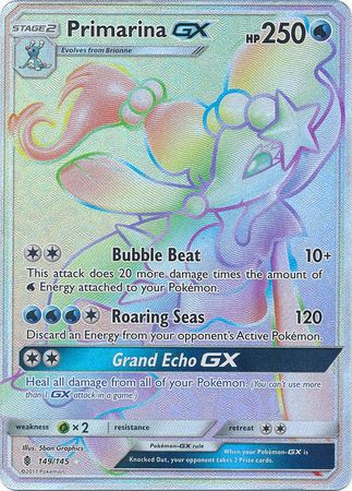 Primarina GX - 149/145 - Hyper Rare available at 401 Games Canada