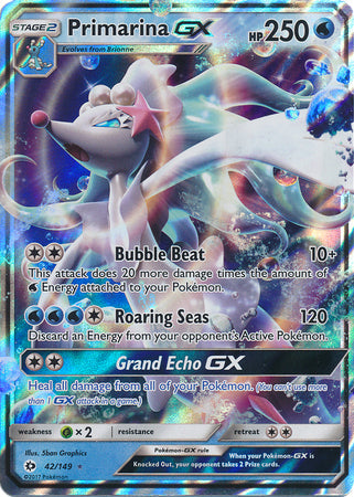 Primarina GX - 42/149 - Ultra Rare available at 401 Games Canada