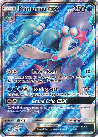 Primarina GX - SM39 - Full Art Promo available at 401 Games Canada