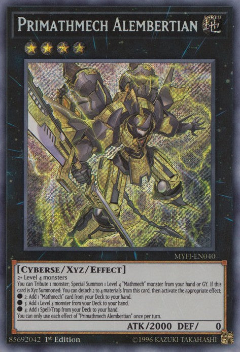 Primathmech Alembertian - MYFI-EN040 - Secret Rare - 1st Edition available at 401 Games Canada