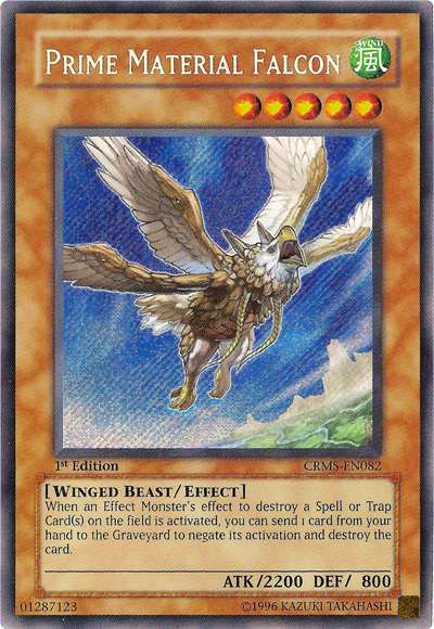 Prime Material Falcon - CRMS-EN082 - Secret Rare - 1st Edition available at 401 Games Canada