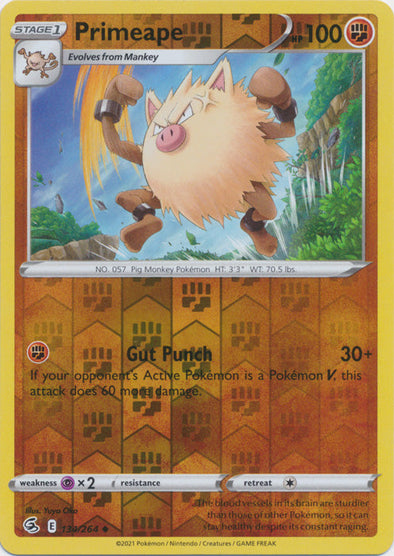 Primeape - 134/264 - Uncommon - Reverse Holo available at 401 Games Canada