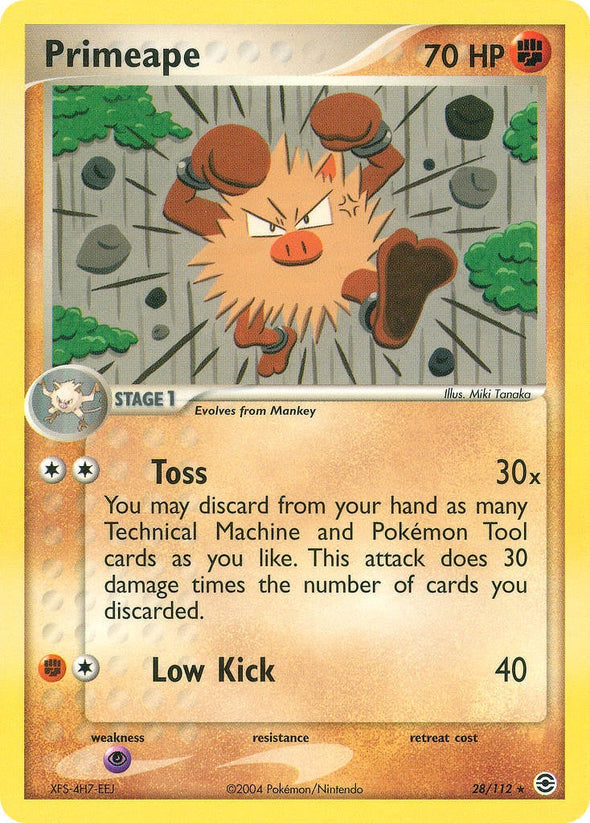 Primeape - 28/112 - Rare available at 401 Games Canada