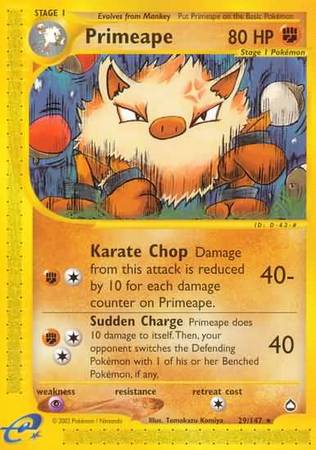 Primeape - 29/147 - Rare available at 401 Games Canada