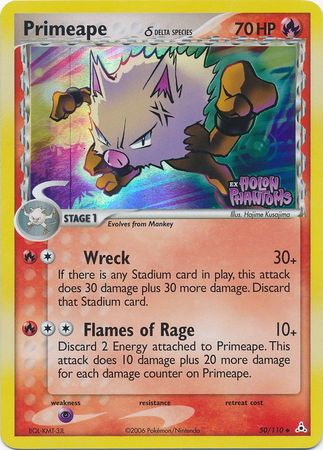 Primeape - 50/110 - Uncommon - Reverse Holo available at 401 Games Canada