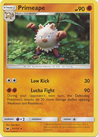 Primeape - 51/111 - Rare available at 401 Games Canada