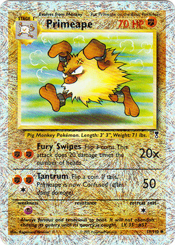 Primeape - 59/110 - Uncommon - Reverse Holo available at 401 Games Canada