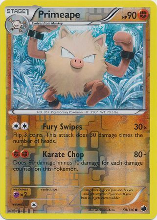 Primeape - 60/116 - Common - Reverse Holo available at 401 Games Canada