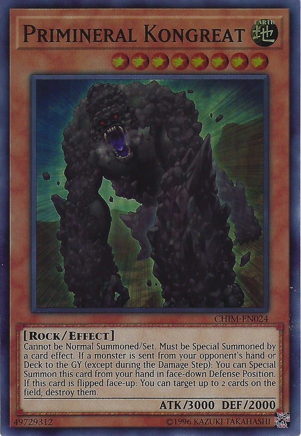 Primineral Kongreat - CHIM-EN024 - Super Rare - Unlimited available at 401 Games Canada