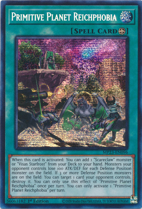 Primitive Planet Reichphobia - MP23-EN096 - Prismatic Secret Rare - 1st Edition available at 401 Games Canada