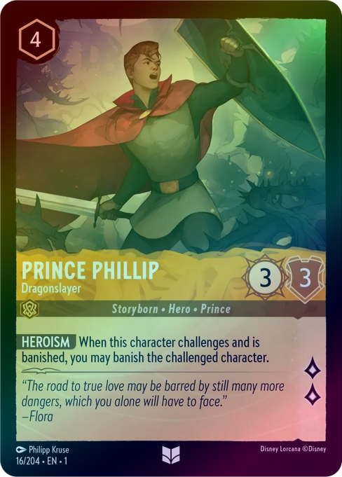 Prince Phillip (Dragonslayer) - 16/204 - Uncommon (Foil) available at 401 Games Canada