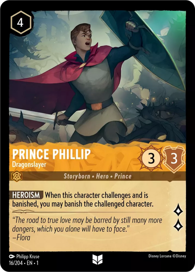 Prince Phillip (Dragonslayer) - 16/204 - Uncommon available at 401 Games Canada