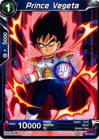 Prince Vegeta - TB3-023 - Common available at 401 Games Canada