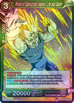 Prince of Destruction Vegeta, Life and Death - BT11-067 - Uncommon (FOIL) available at 401 Games Canada