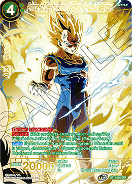 Prince of Destruction Vegeta, Prideful Warrior - BT11-066 - Special Rare (SPR) available at 401 Games Canada