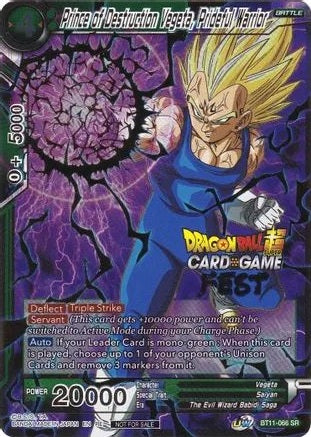 Prince of Destruction Vegeta, Prideful Warrior - BT11-066 - Super Rare (Card Game Fest 2022) available at 401 Games Canada