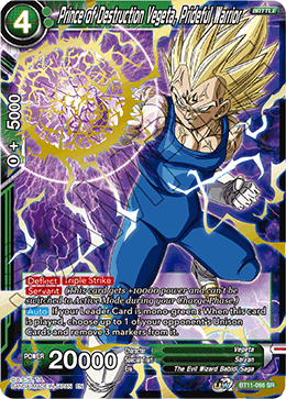 Prince of Destruction Vegeta, Prideful Warrior - BT11-066 - Super Rare (Reprint) available at 401 Games Canada