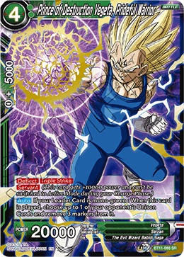 Prince of Destruction Vegeta, Prideful Warrior - BT11-066 - Super Rare available at 401 Games Canada