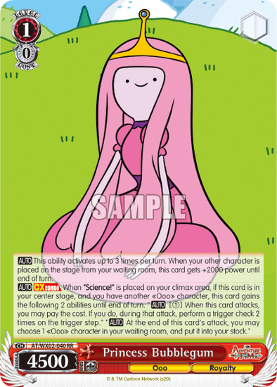 Princess Bubblegum - AT/WX02-040 - Double Rare available at 401 Games Canada