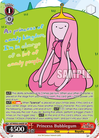 Princess Bubblegum - AT/WX02-040SP - Special Rare available at 401 Games Canada