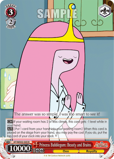 Princess Bubblegum: Beauty and Brains - AT/WX02-045 - Rare available at 401 Games Canada