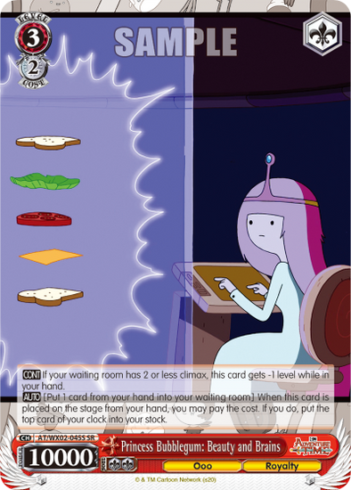 Princess Bubblegum: Beauty and Brains - AT/WX02-045S - Super Rare available at 401 Games Canada