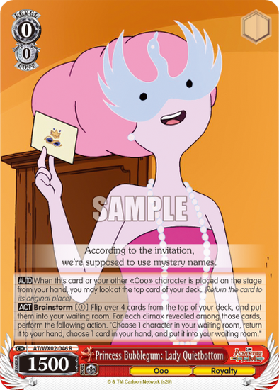 Princess Bubblegum: Lady Quietbottom - AT/WX02-046 - Rare available at 401 Games Canada