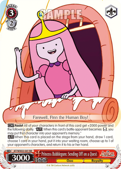 Princess Bubblegum: Sending Off on a Quest - AT/WX02-041 - Double Rare available at 401 Games Canada