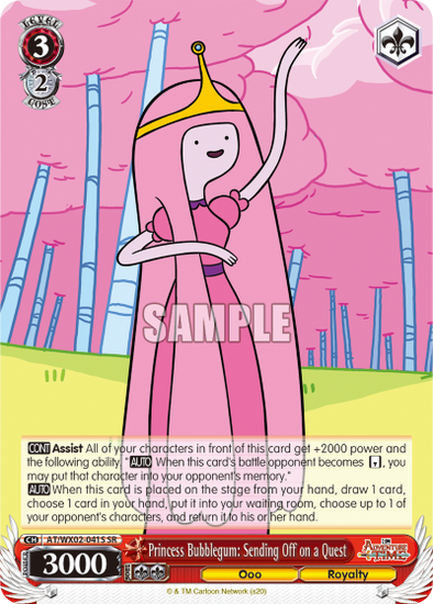 Princess Bubblegum: Sending Off on a Quest - AT/WX02-041S - Super Rare available at 401 Games Canada