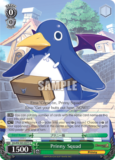 Prinny Squad - DG/EN-S03-E075 - Common available at 401 Games Canada