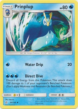 Prinplup - 55/236 - Uncommon available at 401 Games Canada