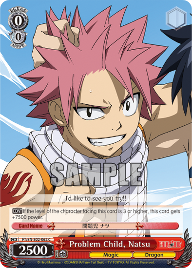 Problem Child, Natsu - FT/EN-S02-062 - Common available at 401 Games Canada