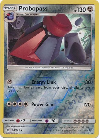 Probopass - 86/145 - Rare - Reverse Holo available at 401 Games Canada