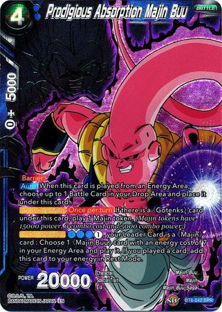 Prodigious Absorption Majin Buu - BT6-042 - Special Rare (SPR) available at 401 Games Canada