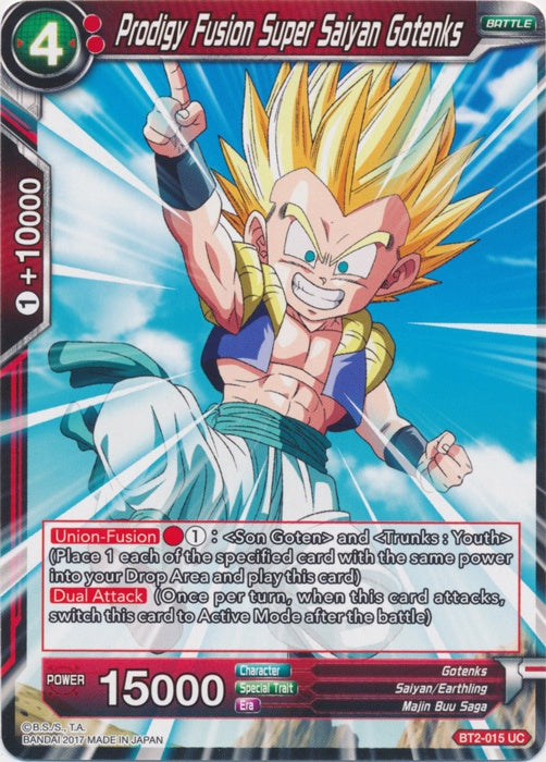 Prodigy Fusion Super Saiyan Gotenks - BT2-015 - Uncommon available at 401 Games Canada