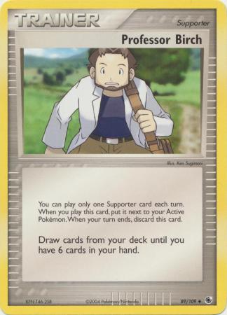 Professor Birch - 89/109 - Uncommon (No "e" Symbol) available at 401 Games Canada