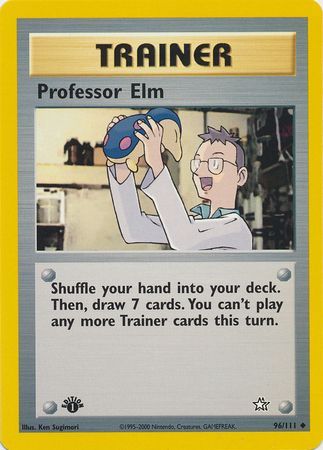 Professor Elm - 96/111 - Uncommon - 1st Edition available at 401 Games Canada