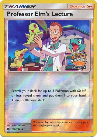 Professor Elm's Lecture - 188/214 - Promo (Regional Championships 2019) available at 401 Games Canada