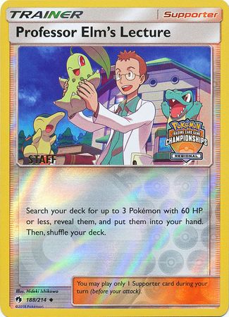 Professor Elm's Lecture - 188/214 - Promo (Staff Regional Championships 2019) available at 401 Games Canada