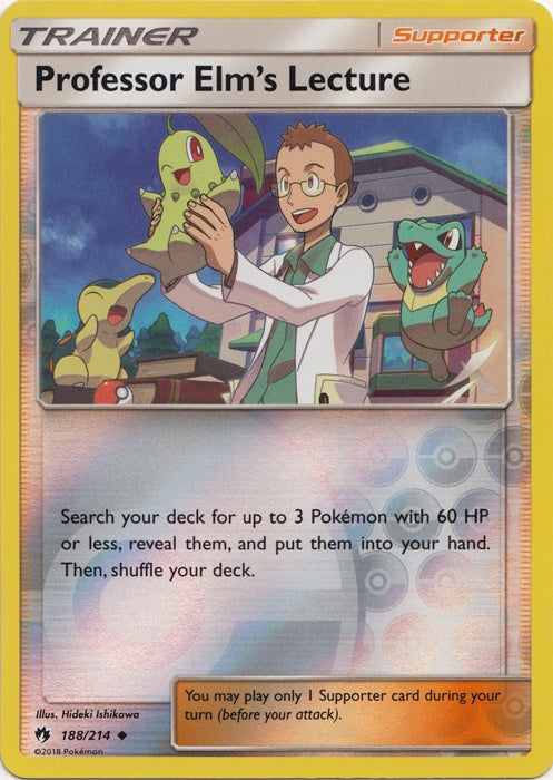 Professor Elm's Lecture - 188/214 - Uncommon - Reverse Holo available at 401 Games Canada