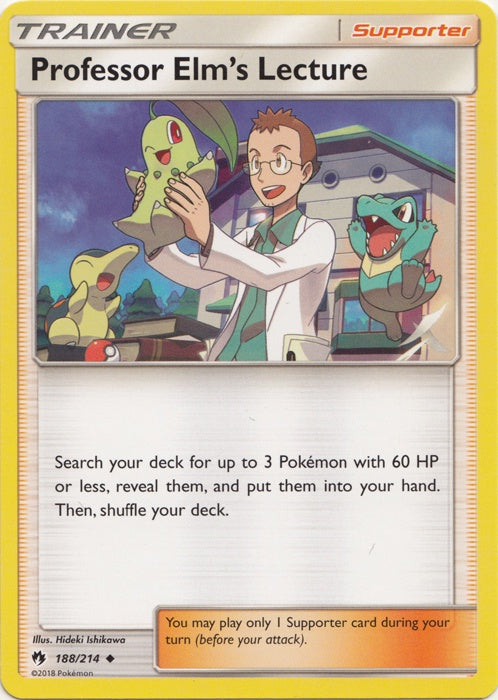 Professor Elm's Lecture - 188/214 - Uncommon available at 401 Games Canada