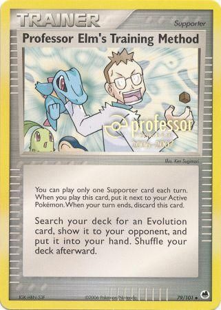 Professor Elm's Training Method - 79/101 - Promo (Professor Program 2006-07) available at 401 Games Canada